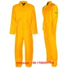 Mens Oil rig yellow cotton coveralls