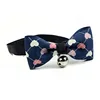 Coolmarch Latest Design Printing Pictures Pet Dog Collar & Leash With Bow And Bell For Custom Made
