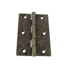 Steel Metal Box Hinge Hardware Accessories Furniture Metal Steel Box Hinge with Antique Bronze Plated