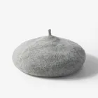 China supplier custom soft beret 100% wool hat winter baby