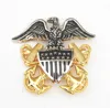 Free mould fee US Navy Officer Hat official metal badge