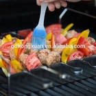 Shish Kebab Grilling Rack with 6x14.5" Skewers - Barbecue (BBQ) Stainless Steel Non-Stick Flat Kabob Skewers