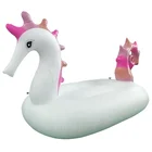 Custom Shape Inflatable Seahorse Animals Pool Beach Float For Swimming Party