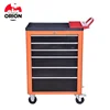 Mobile cnc tool cart metal drawer tool case trolley tool box with wheels