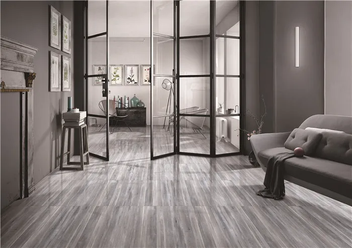 3d galzed wooden texture floor tile price polished porcelain 60x60 cm