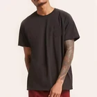 China customize OEM service softextile custom plain blank black t-shirt for men