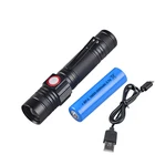 3W USB Rechargeable LED Light Tactical 18650 Android Micro USB Charging Mini Flashlight