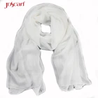 womens silk neck scarves women's sale women wholesale plain white scarf