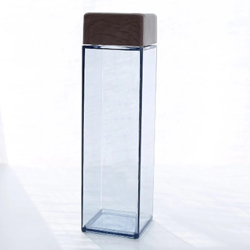 Wholesale 500ML Customized Promotion Gift BPA Free Bottle Wooden Lid Plastic Square Water Bottle, Customized color
Wholesale 500ML Customized Promotion Gift BPA Free Bottle Wooden Lid Plastic Square Water Bottle, Customized color