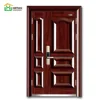 Hot mother and son doors exterior security double home iron gates steel door for home