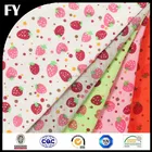 Factory high quality digital strawberry print fabric