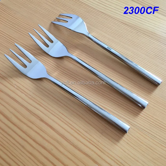 silver cake forks