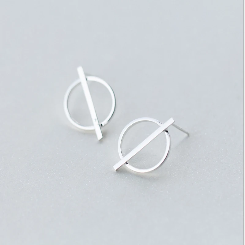 Korea New Design S925 Sterling Silver Simple Fashion Geometric Round Stud Earring Jewelry for Women, N/a
Korea New Design S925 Sterling Silver Simple Fashion Geometric Round Stud Earring Jewelry for Women, N/a