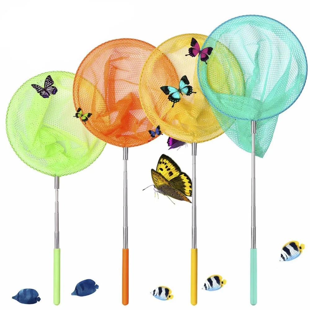 Multi Color Stainless Steel Telescopic Butterfly Fishing Net For Children Catching Insects, Red,pink,green,blue,orange,yellow.purple
Multi Color Stainless Steel Telescopic Butterfly Fishing Net For Children Catching Insects, Red,pink,green,blue,orange,yellow.purple