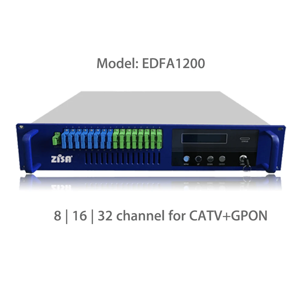 triple play optical gpon ftth solution 8 port edfa amplifier