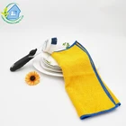 Multi-purpose Yellow Bathroom Eco-friendly Cleaning Towel Cloth