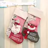 Christmas decorations Santa Claus and snowman socks High end Christmas three dimensional socks Christmas gift bag