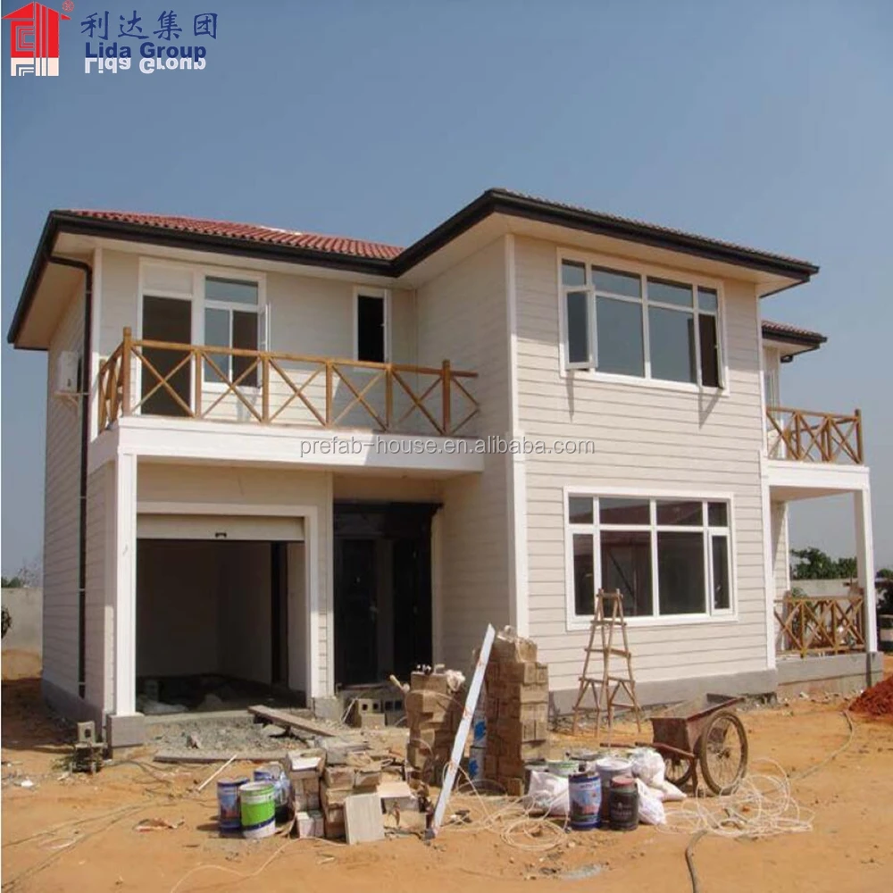 China Factory Hot Sale Cheap Price Luxury Prefab Villa Light Steel Structure Villas for Sale
