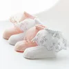 KANGYI High Quality cotton baby lace boot socks with soft nylon lace for children