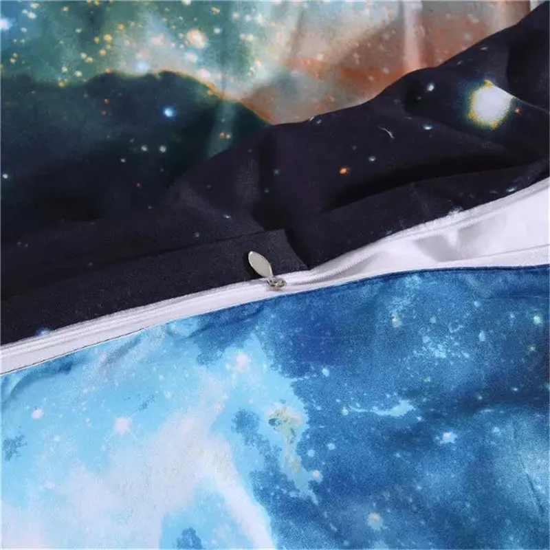 2016New fashion 3DGalay Bedding Sets Twin/Queen Size Universe Outer Space Themed Bedspread Bed Linen Bed Sheets Duvet Cover Set