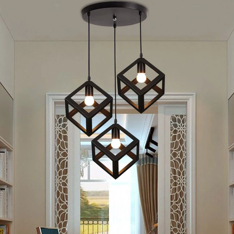 Best-selling Loft Design Indoor Hanging Light Geometric For Bar from Zhongshan, Black
Best-selling Loft Design Indoor Hanging Light Geometric For Bar from Zhongshan, Black
