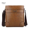 Fashion Business Men Messenger Bags Male Briefcase Polo Sulppai Leather Shoulder Bag