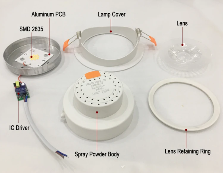 2019 very popular cheap price plastic led cob downlight 3w 5w 7w 9w 12w