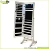 Hot sale jewelry mirror cabinet jewelry armoire with LED light for online business