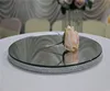 wedding party round crystal mirror table centerpiece