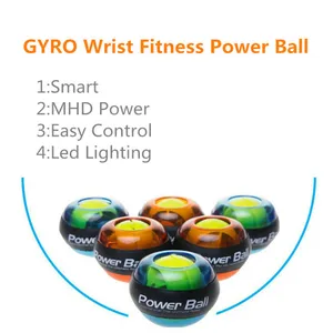 high quality led light magic power fitness wrist training gyro