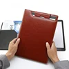 High Quality Customised Leather Contract Document File Folder Clip File Holder