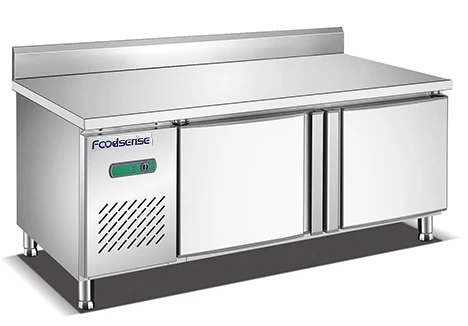 commercial Stainless Steel marble salad bar With refrigerant cabinet used for kitchen/restaurant