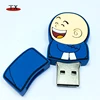 custom 3D monk cartoon 32g pvc usb stick flash drive disk