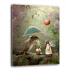 Fairy Tale Kid Room Wall Picture No Frame Fairyland Art Canvas Rolled Painting