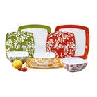 Dinnerware Set Dinnerware Set Certified International 9 Piece Melamine Dinnerware Set Multicolor