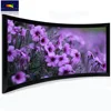 XYSCREENS high resolution 80 inch curved projector screen for home cinema