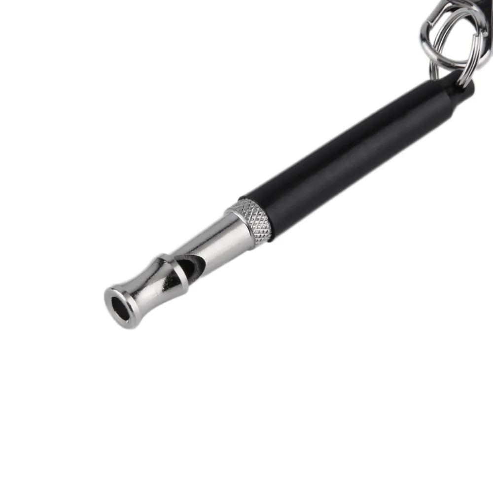 Dog Whistle Flute Stop Barking Silent Ultrasonic Sound Pet Dog Training Repeller Train With Strap Portable Keychain