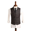 Fashion Man's Vest With Double-breasted Suit And Waistcoat