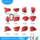 2018 new design! a wide selection of colours and designs rock climbing wall holds
