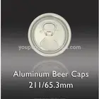 211(65mm) aluminum cans round pack beer easy open e nd