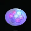 Fashion reusable nigh plastic ice cube,battery flash LED colorful ice cubes summer drinkware icecubes
