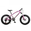 Trendy cool 20 inch fat bike suspension fork,20" fat bicycle pink color girl bike,20 er young peaple fat bike cycle 21 speeds