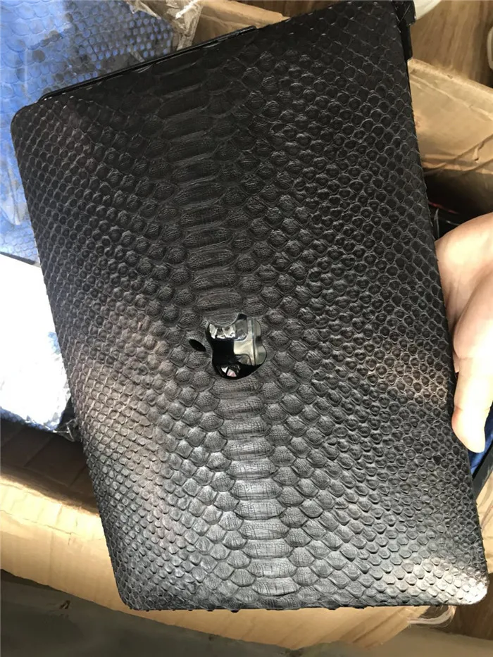 New Fashion Genuine Python Leather Protected Cover Case for Macbook Laptop_11