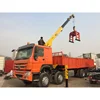 High quality Hiab 3 ton to 16 ton truck mounted crane telescopic knuckle boom crane
