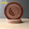 China Manufacturer Custom Design Engraved Sports Wooden Award Plaque Trophy