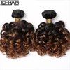 Vietnamese human hair extensions fumi curl ombre color T1b/30# human hair weaving products
