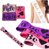 "Bride to be" ribbon sash for bridal party sash banner shoulder strap