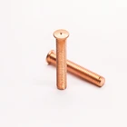China Suppliers M6 Copper Plated Stud Bolt Welding Screw