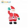 Huale Advertising Inflatable Christmas Old Man 4M High Santa Christmas Decorations