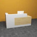 Office custom furniture reception desk small hotel elegant reception desk